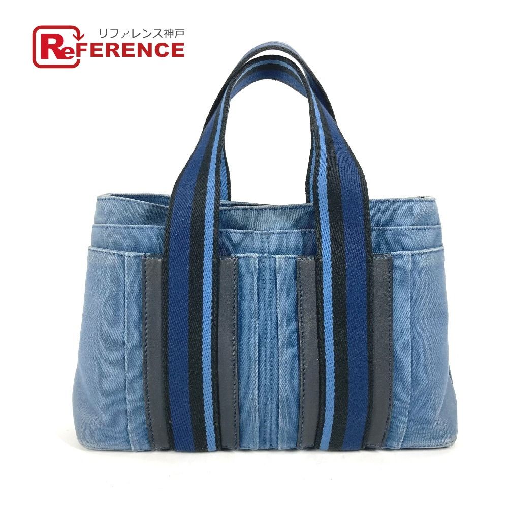 HERMES エルメス トートバッグ トロカホリゾンタルPM キャンバス