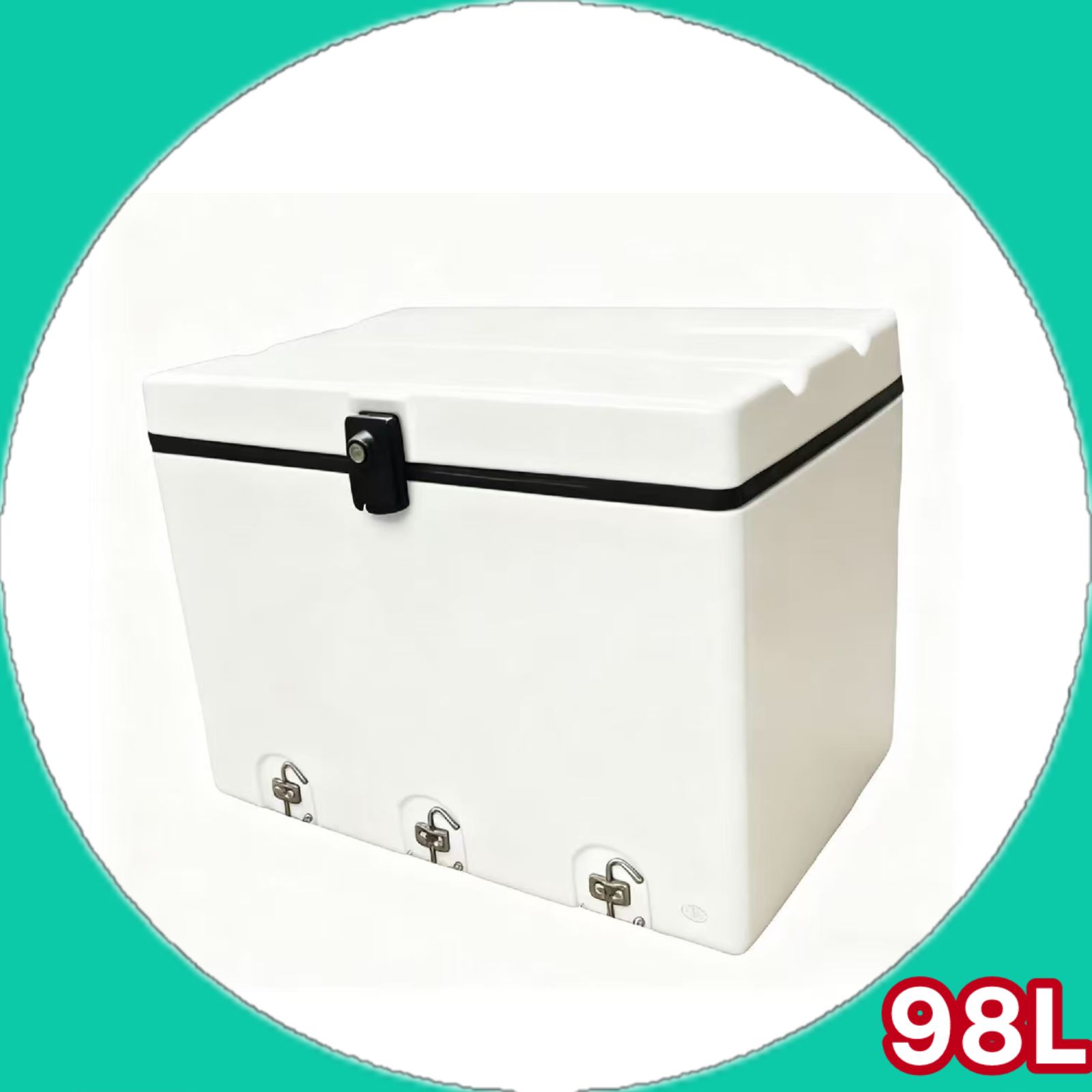 デリバリーボックス バイク 98L FRP製 ヤマハギアラゲージ リア