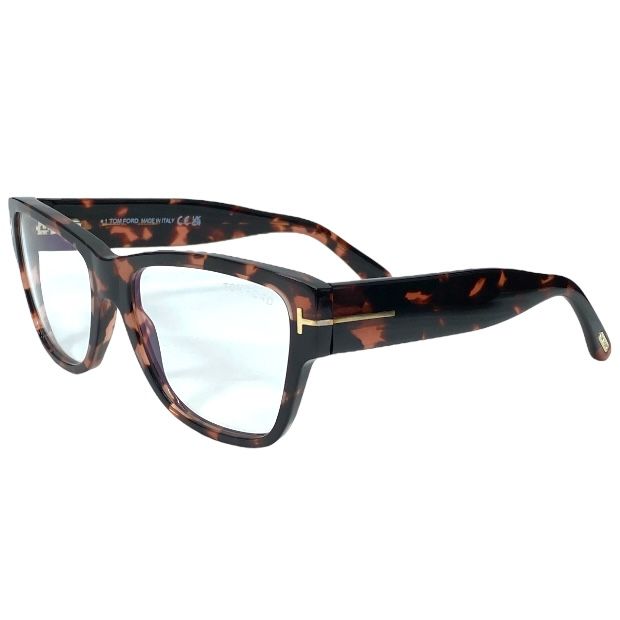 ♥ トムフォード TF5841-B 028 59□10 135 眼鏡 メガネ アイウェア ウィリントン ブルーカットレンズ べっ甲 Pink Havana TOMFORD