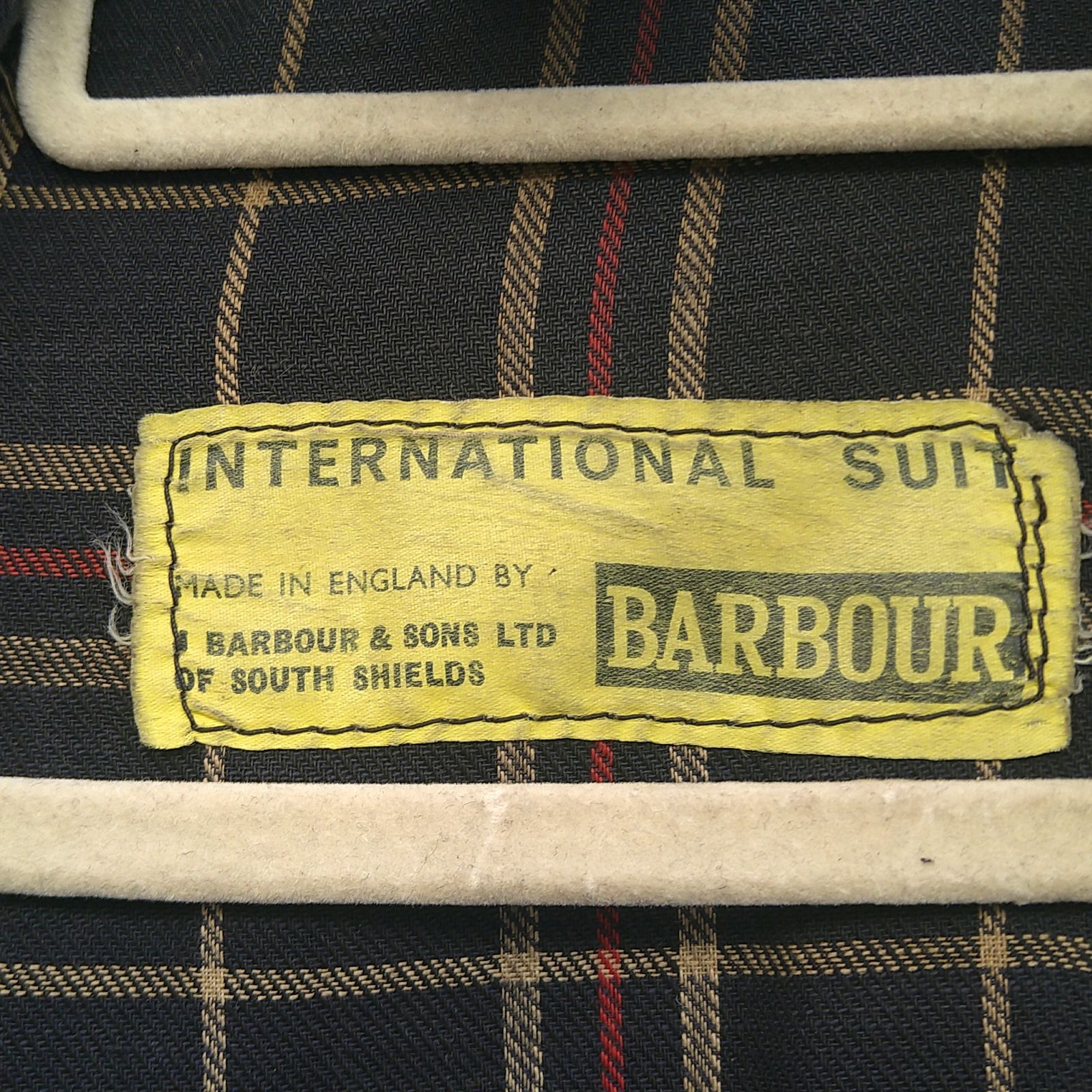 黄タグ】 60s Barbour INTERNATIONAL SUIT バブアー