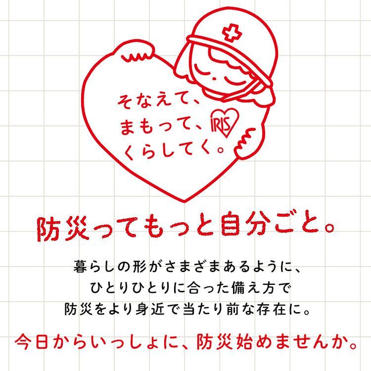 公式 防災グッズ セット 防災セット アイリスオーヤマ 1人用 約3日分 防災リュック 避難グッズ 災害グッズ 非常用 食料別 災害セット BRB-4