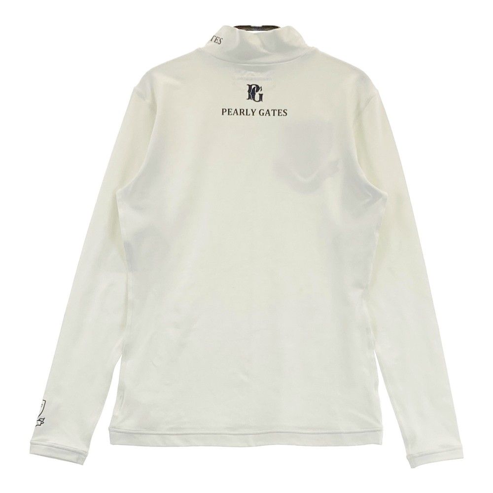 PEARLYGATES　ハイネック長袖Tシャツ　ゴルフウェア　白　レディース2 PEARLY GATES パーリーゲイツ ハイネック 長袖Tシャツ ホワイト系 6