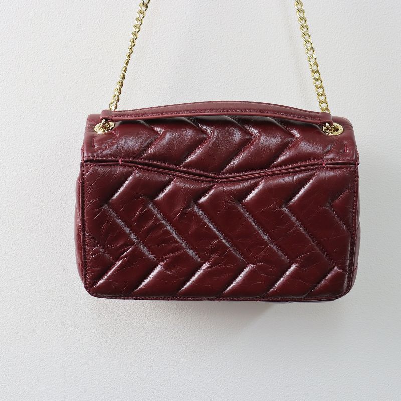 サンドロ SANDRO PARIS 美品 Yza quilted shoulder bag ショルダー