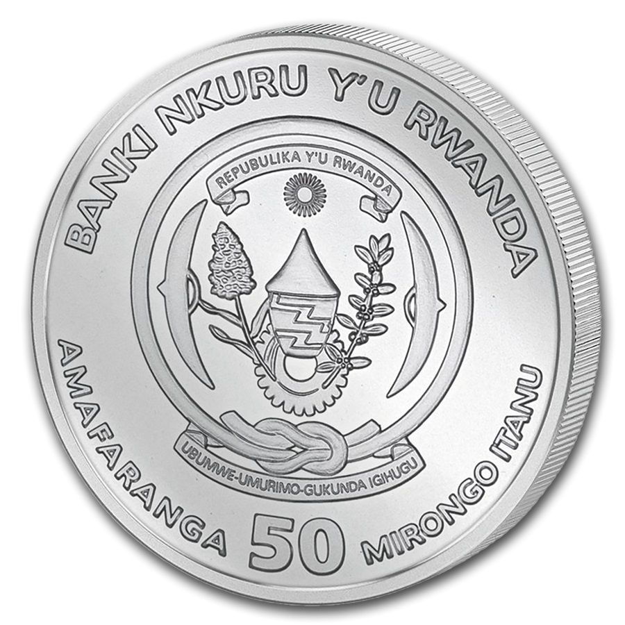 保証書・カプセル付き] 2020年 (新品) ルワンダ「干支 十二支