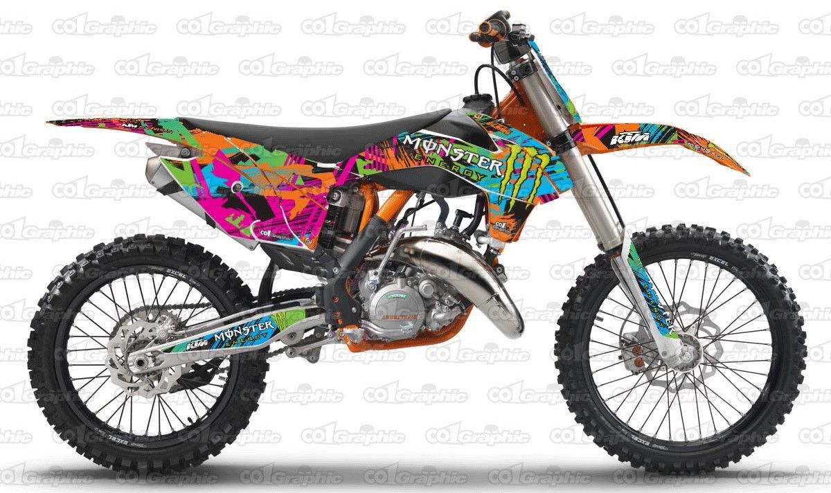 2014-2016 KTM EXC EXCF XCW XCFW デカール ステッカー フルグラフィック co8 ※デザイン決定後30日以内に発送 -  メルカリ