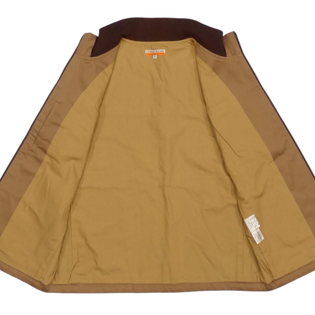 CASTELBAJAC - 未使用 CASTELBAJAC カステルバジャック M ベスト茶 NR3957 未使用 CASTELBAJAC カステルバジャック M ベスト茶 NR3957