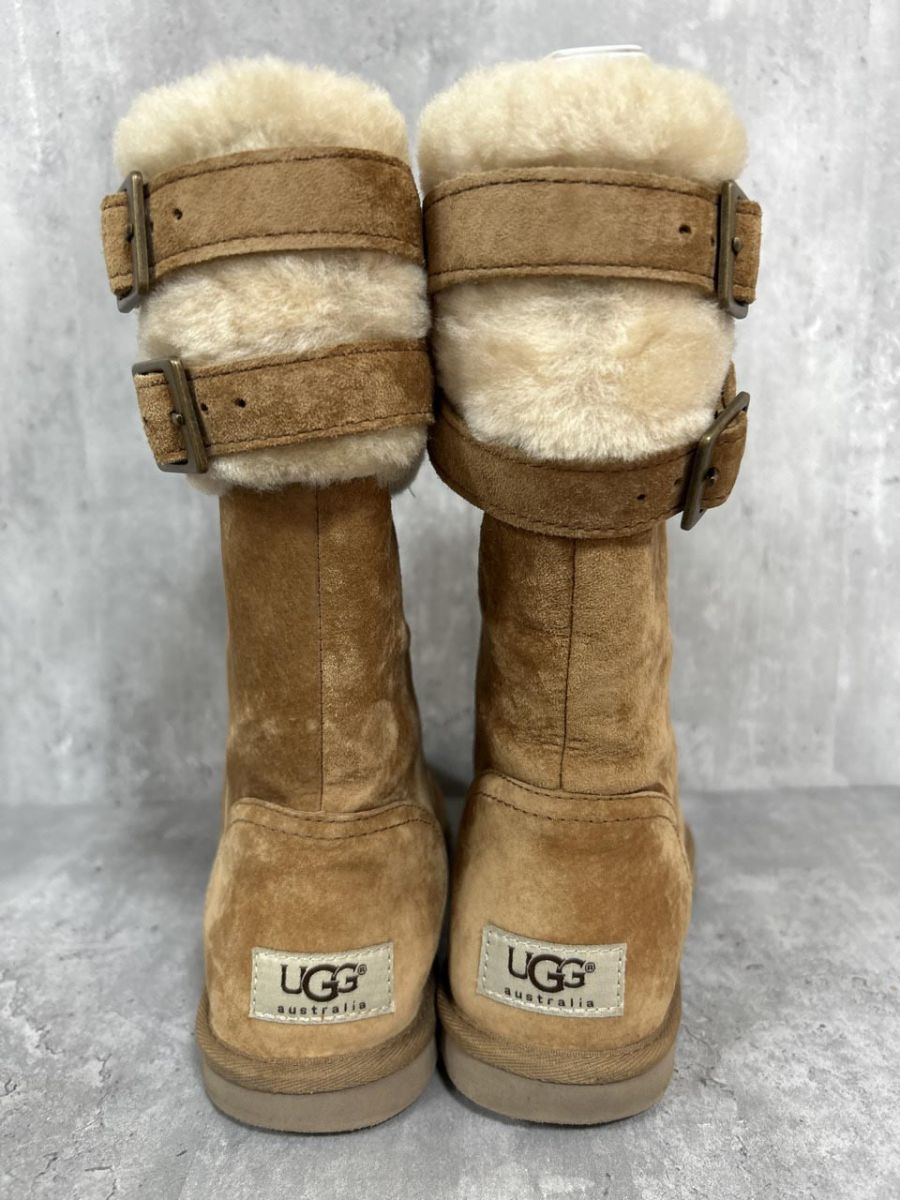UGG Australia アグ オーストラリア ムートン ブーツ size24cm/茶