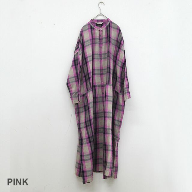 イチアンティークス ワンピース ICHI ANTIQUITES 1000916 L C TARTAN DRESS レディース タータンドレス 2502