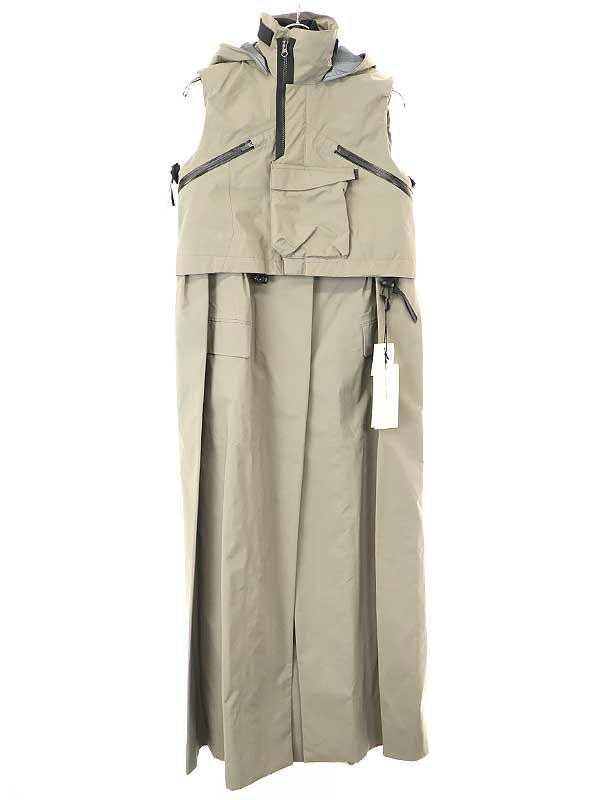sacai acronym ロングコート カーキ サイズ1 美品 サカイ Sacai luck コート ロングコート MA-1 COMBI COAT