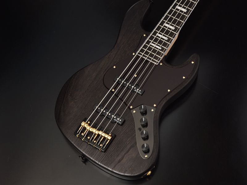 Bacchus バッカス WOODLINE517 AC BGP BLK/OIL アクティブ 5弦ベース