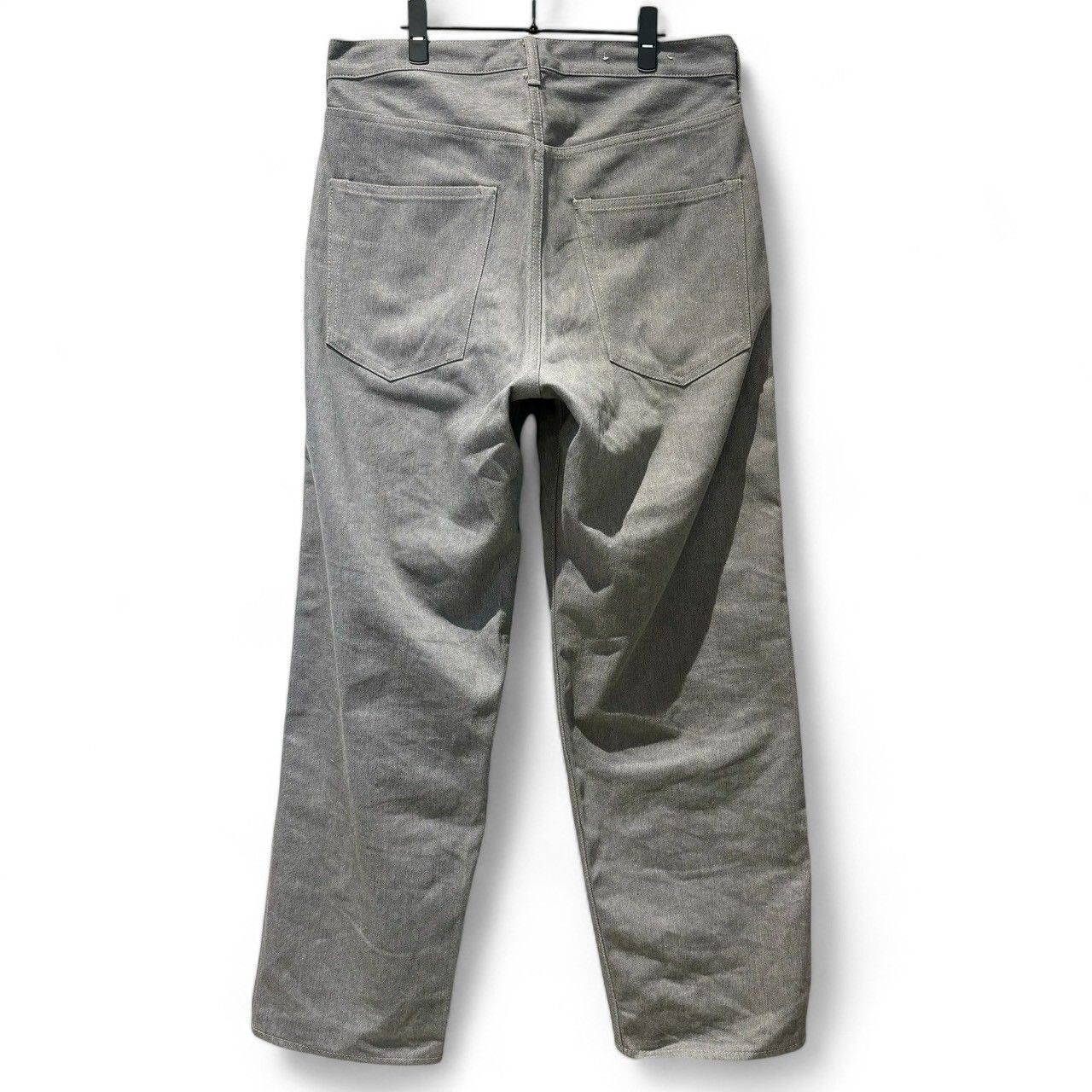 SCYE BASICS (サイベーシックス) Melange Grey Denim Wide Leg