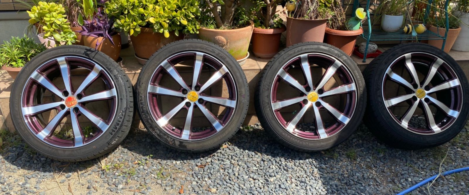FLAGRADO bB外し フラグラード17インチ7Jインセット30 4穴PCD100、215 