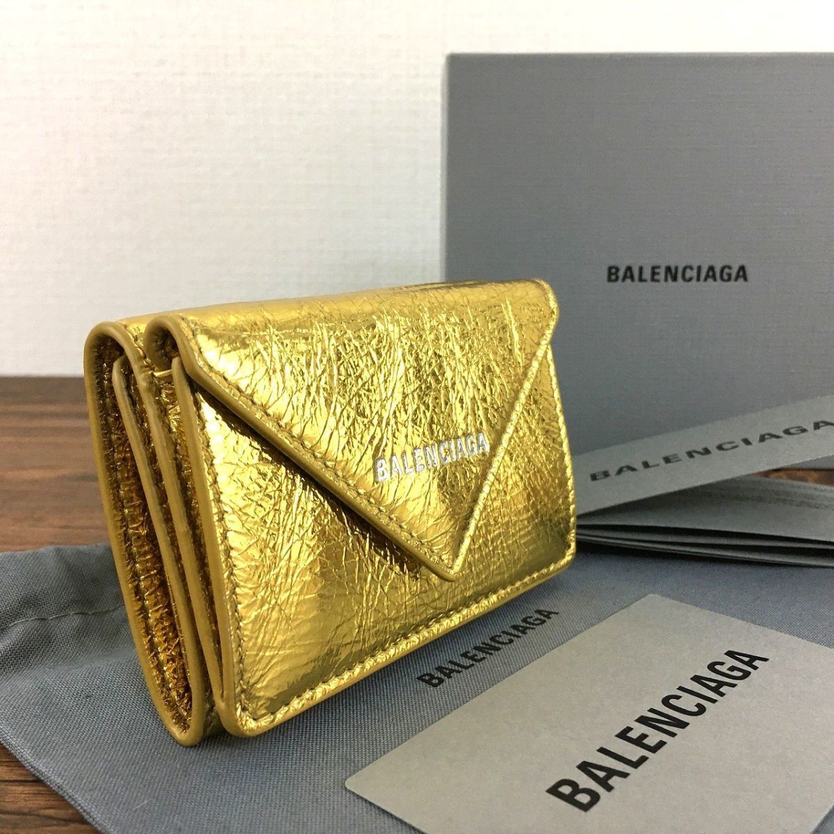 バレンシアガ ペーパーミニウォレット 財布 財布 ファッション小物 レディース 新規購入