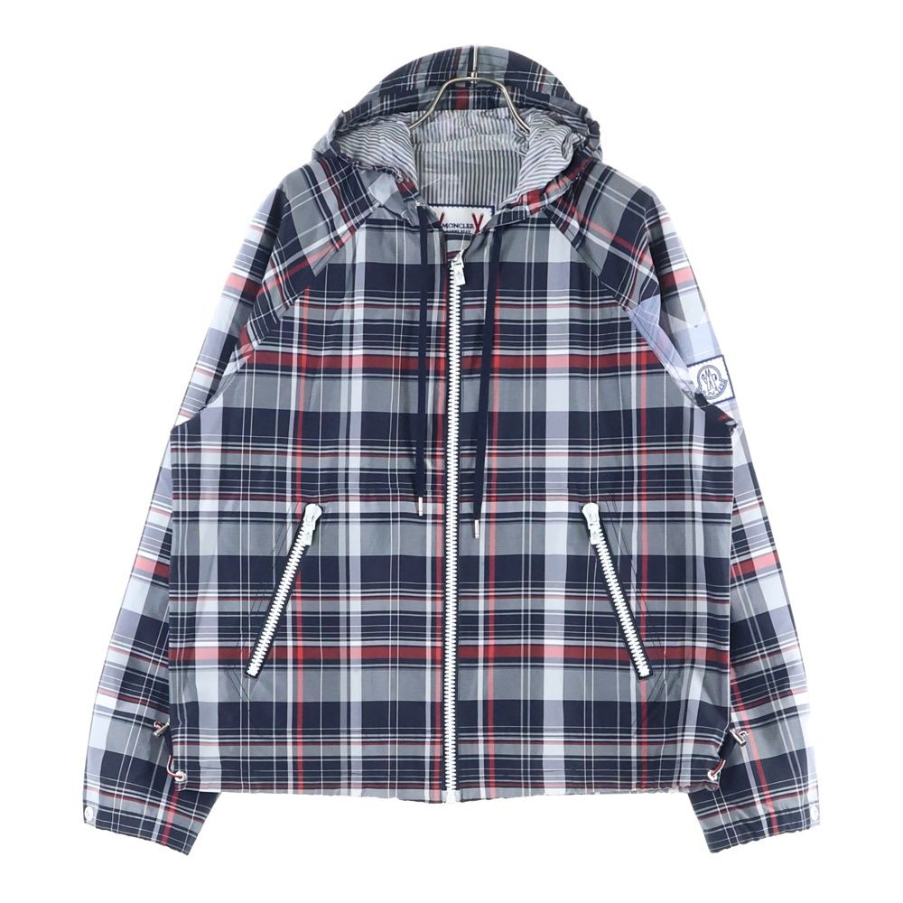 MONCLER モンクレール GIUBBOTTO JACKET D13914162350 22836 チェック柄 ジップアップジャケット ウィンドブレーカー マルチカラー