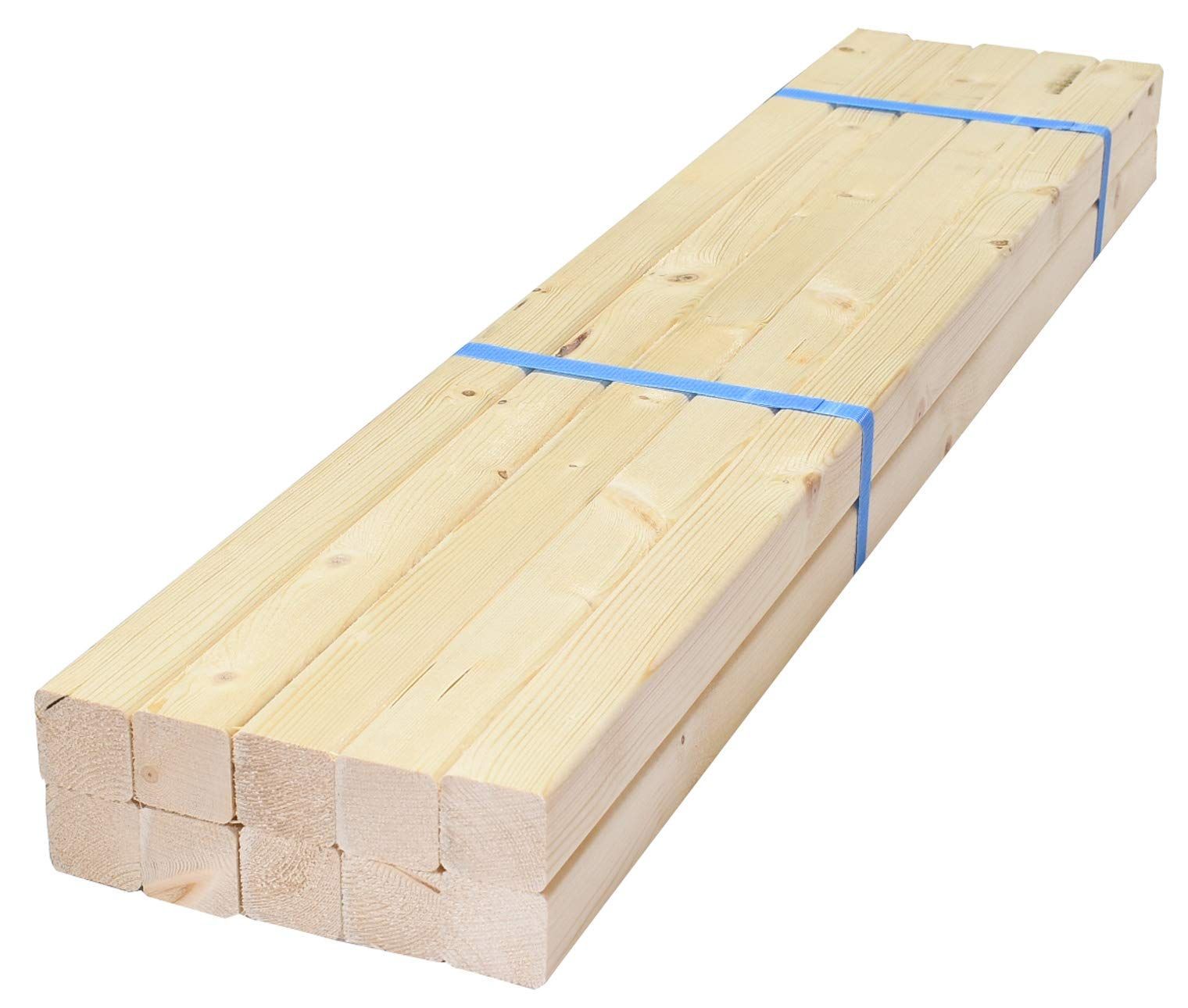 人気商品 スターワン ホワイトウッド材 約90×3.8×3.8cm 970008 10個セット