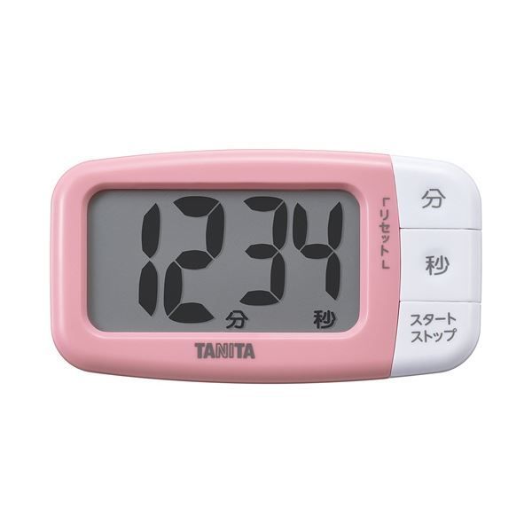 まとめ タニタ抗菌でか見えタイマー ストロベリーピンク TD-430-PK 1個 ×3セット