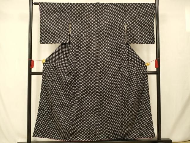 ASANOHA＊麻の葉 グレー 刺繍 鹿の子 染め アンティーク名古屋帯