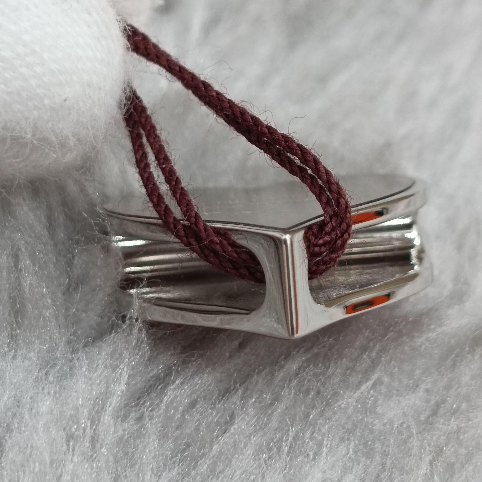 HERMES 》 ☆未使用☆ エルメス スカーフリング ティータイム