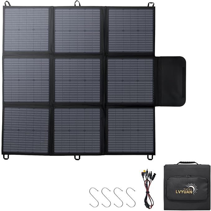 ☆小傷で割引☆LVYUAN ソーラーパネル 200W 23.6V 折りたたみ式 ☆小傷で割引☆LVYUAN ソーラーパネル 200W 23.6V 折りたたみ式