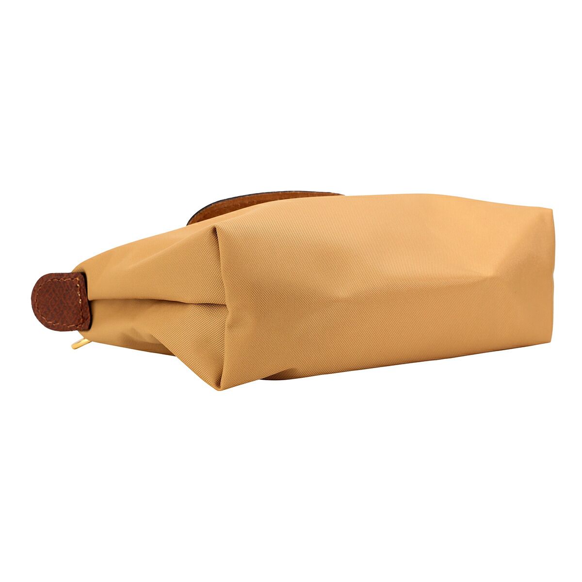 Longchamp ル プリアージュ ハンドル付きポーチ フォーン Le Pliage Original Pouch with handle Fawn - Recycled canvas