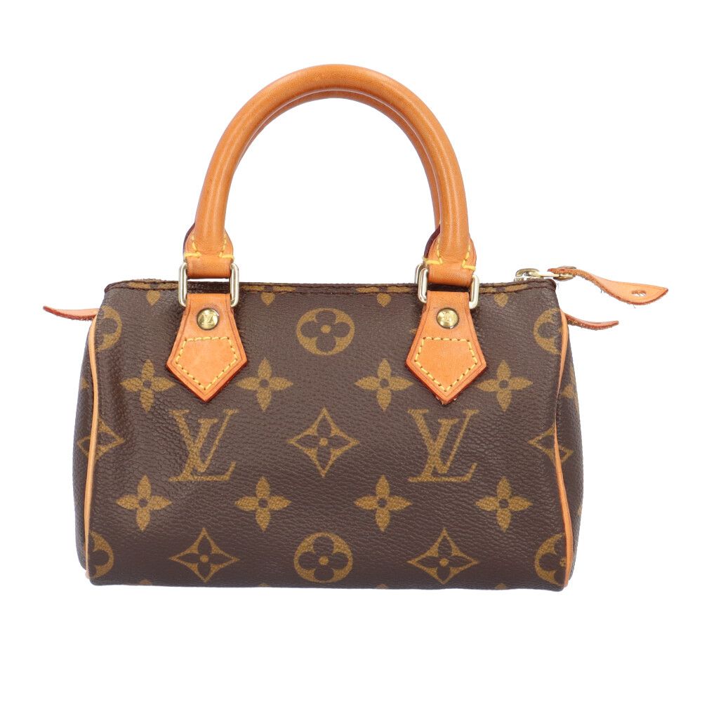 ルイヴィトン ミニスピーディ モノグラム ハンドバッグ モノグラムキャンバス M41534 ブラウン レディース  LOUIS VUITTON  中古 ルイヴィトン  ルイ ヴィトン