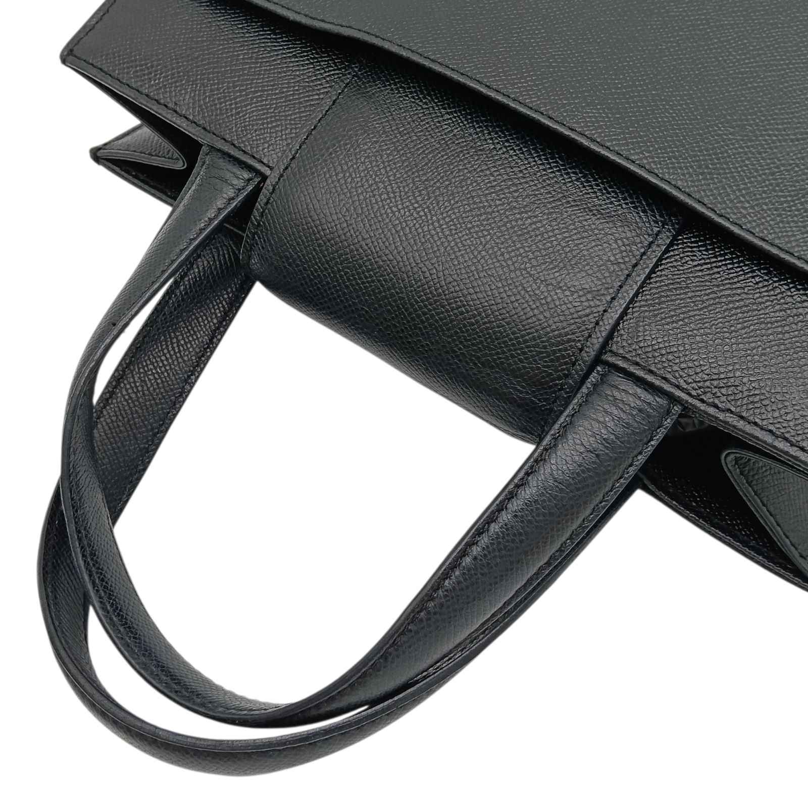 BVLGARI ブルガリ トートバッグ ハンドバッグ ブラック レザー