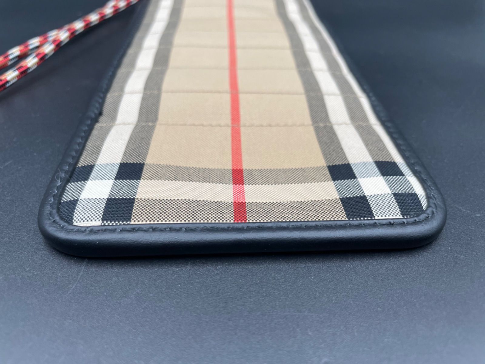 ◇ バーバリー Burberry カードケース ネックストラップ ノバ