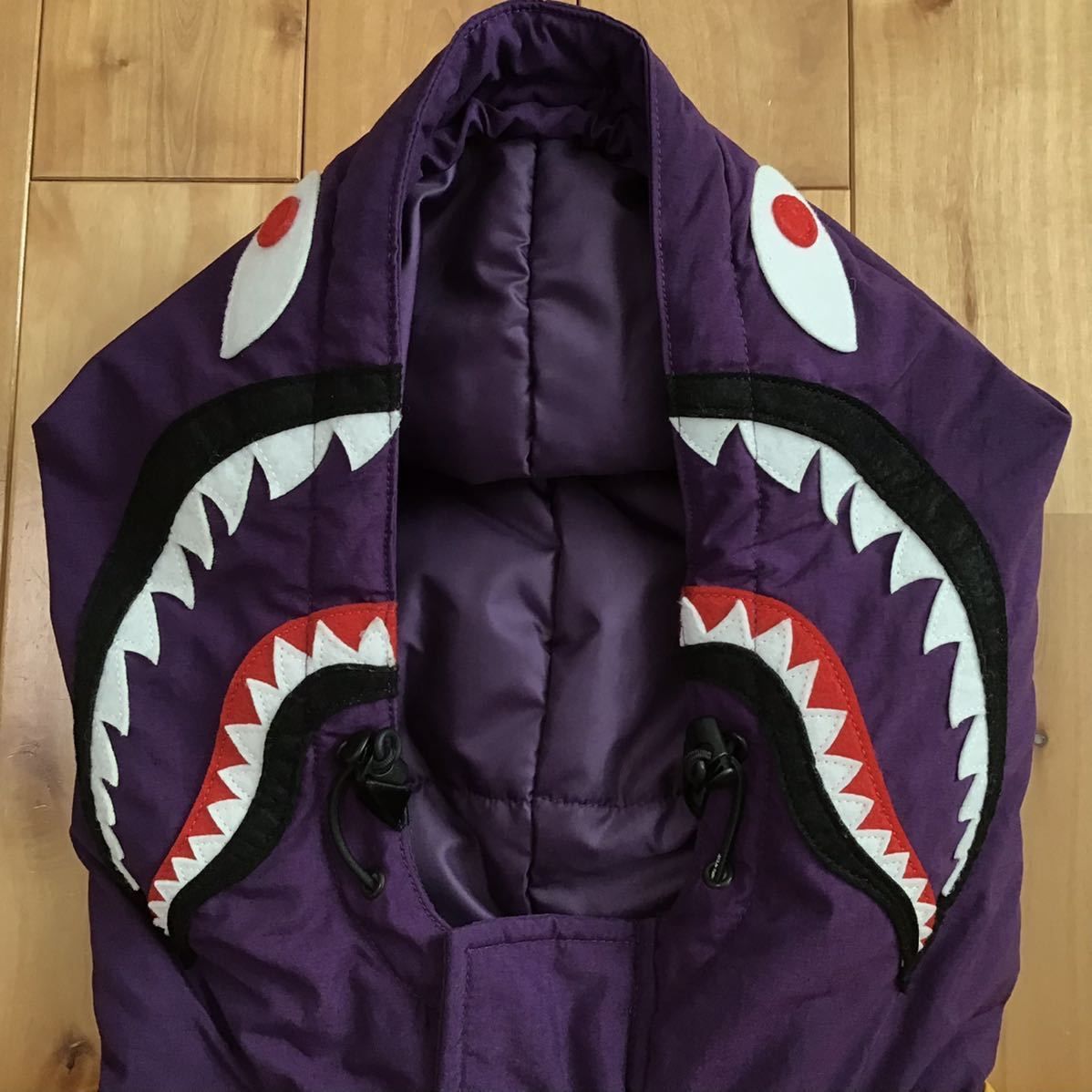 品質満点 ジャケット BAPE hoodie ベイプ シャークパーカー ape Lサイズ shark