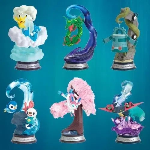 【雷市場（ポンジャン）商品韓国直送】 ポケットモンスター スイング ビネット 2 焦げた リーメント フィギュア 5 種 (ピカチュウ ニンフィア レクージャ)