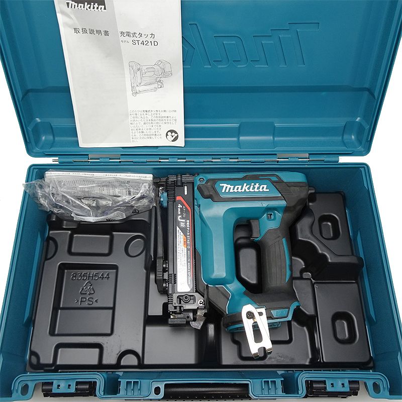 マキタ エア釘打機・エアタッカー ST421DZK 本体のみMakita ST421DZK