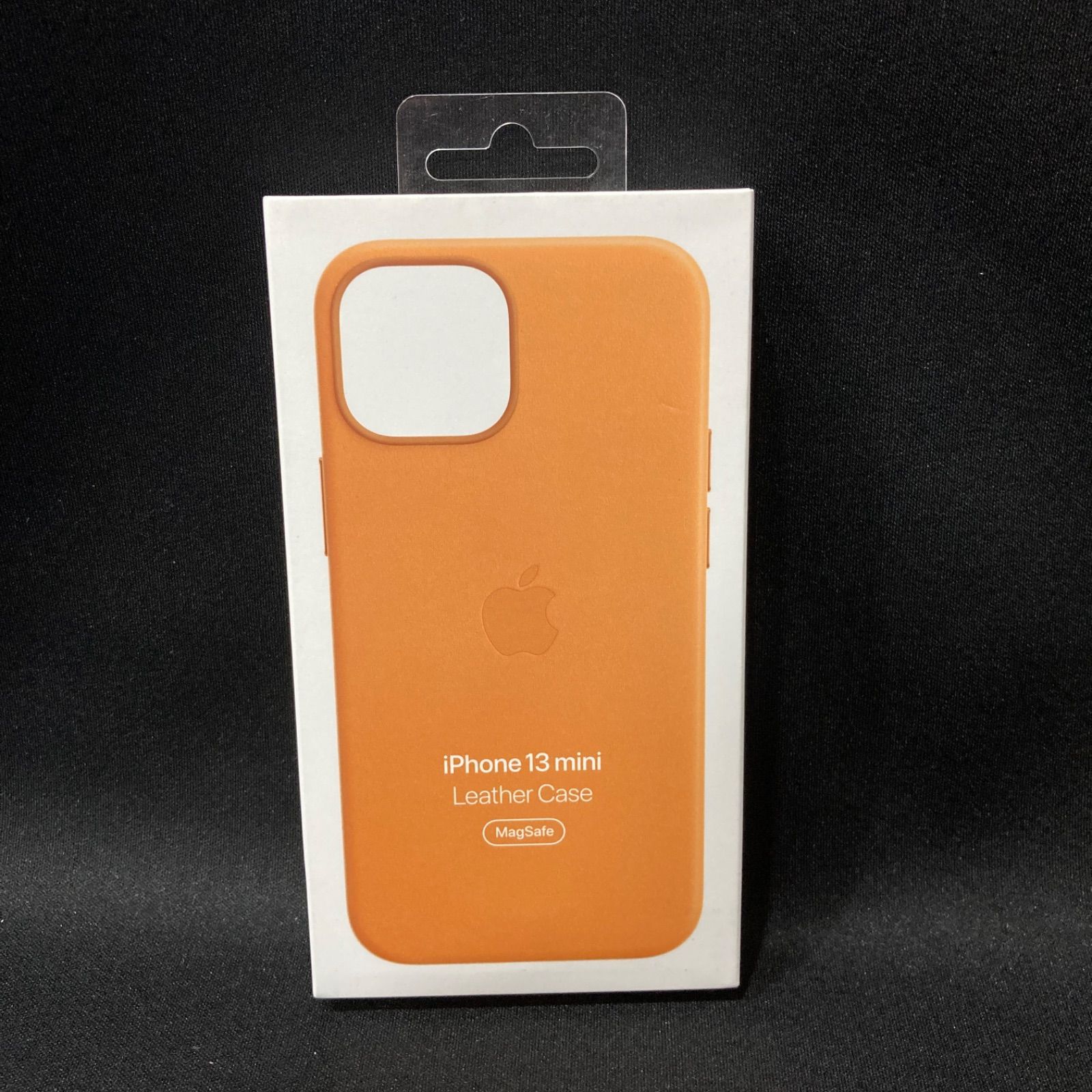 未使用品】Apple純正品 iphone13mini レザーケース ゴールデン