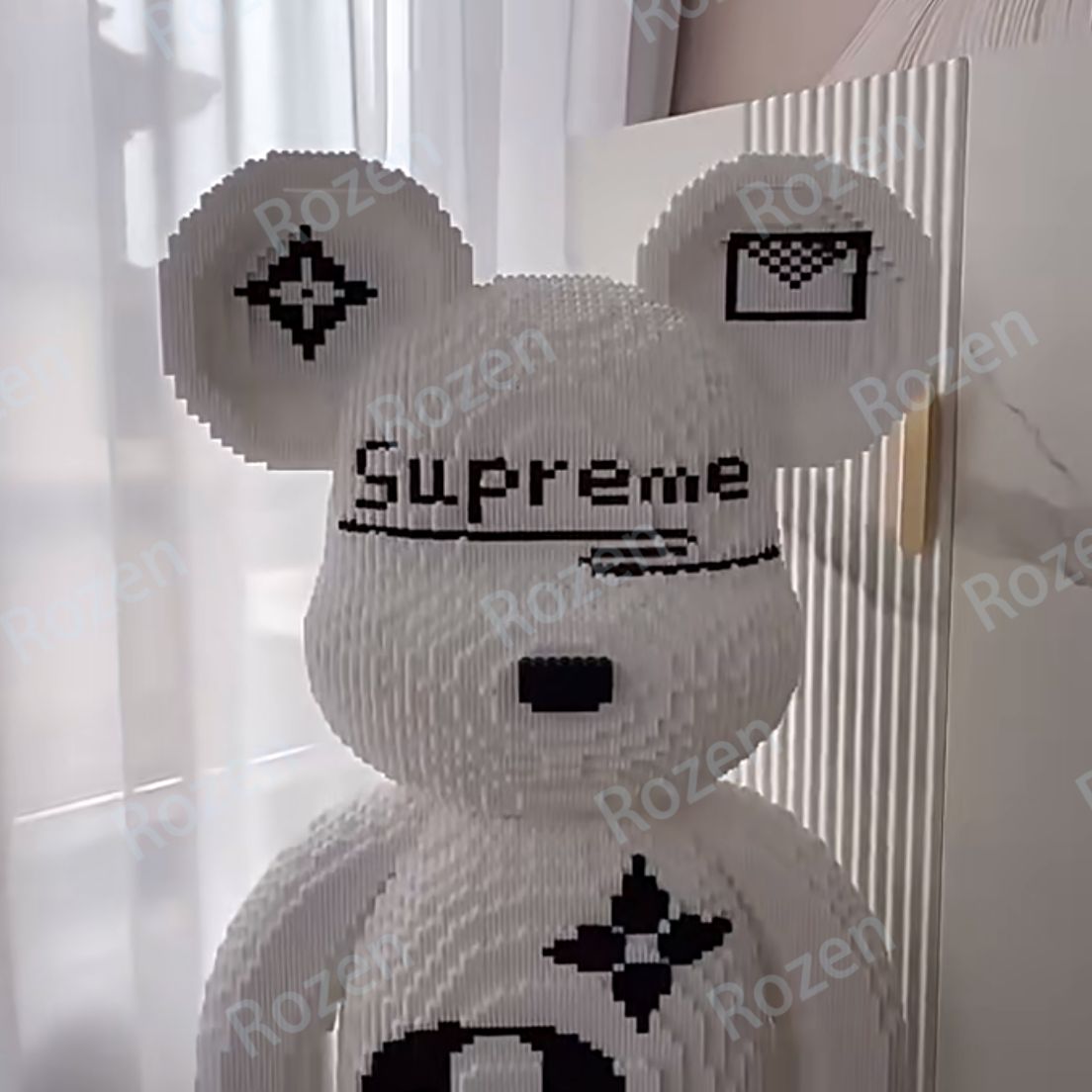 超大型 Bearbrick ベアブリック レゴ互換品 85cm - メルカリ