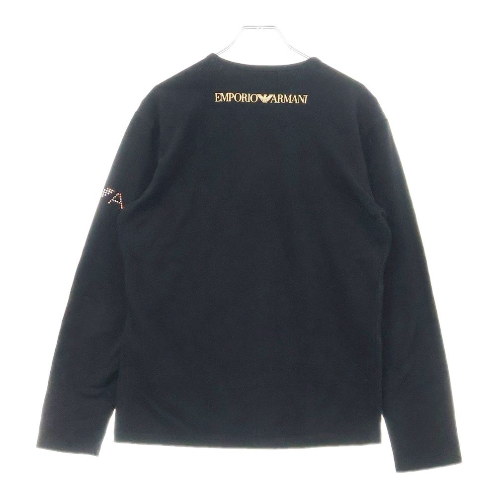 EMPORIO ARMANI (エンポリオアルマーニ) ラインストーン ロゴプリント