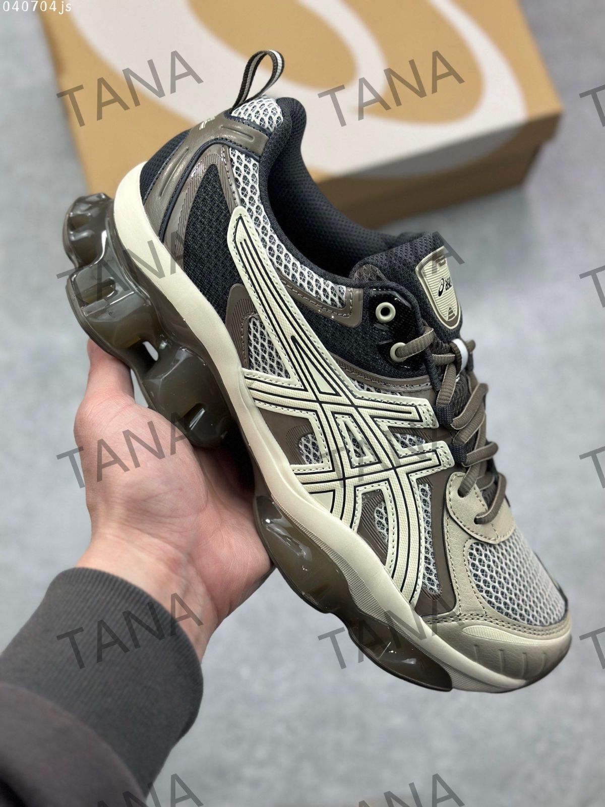 人気 Asics Gel-Quantum Kinetic  メンズ  スニーカー 箱付 02