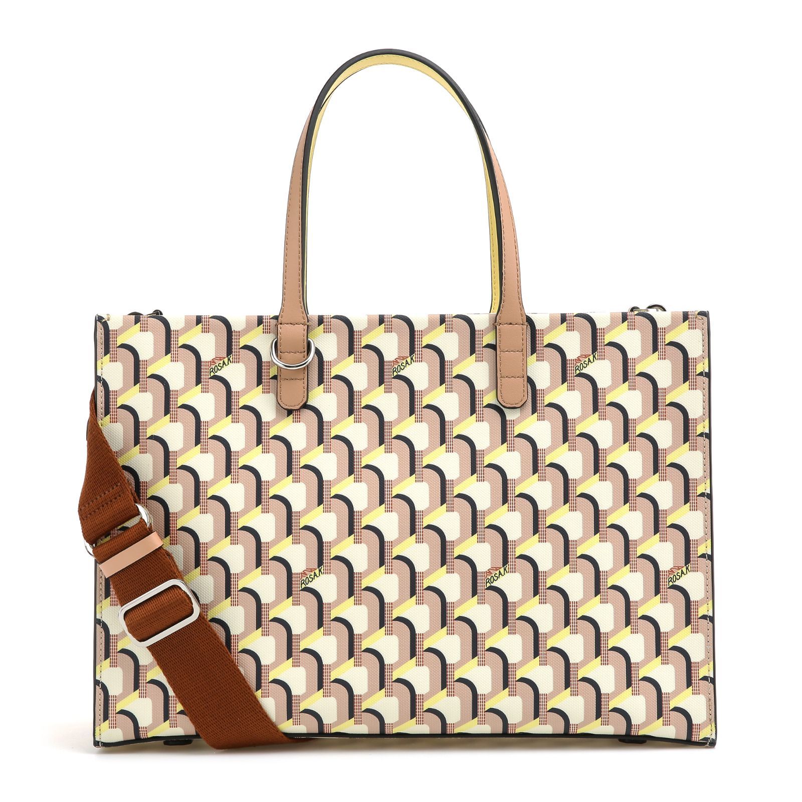 6】ROSA.K CABAS MONOGRAM DAY TOTE BAG BUTTER sizeLL - メルカリ