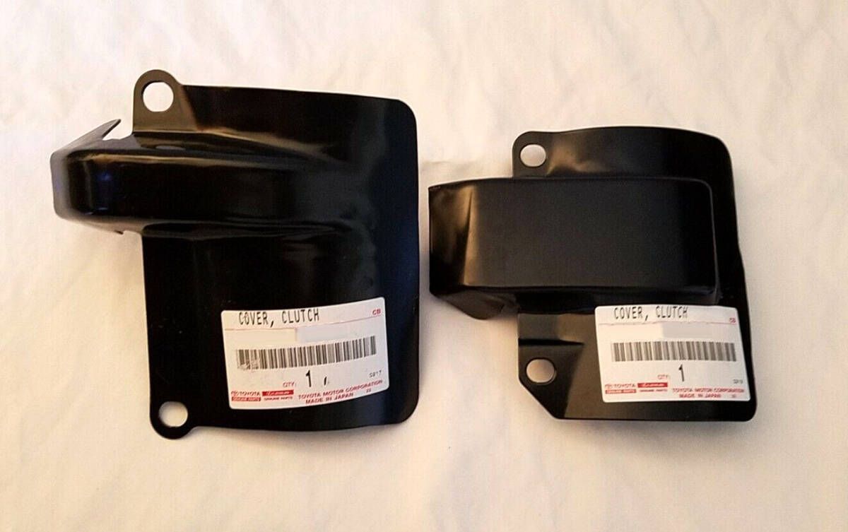 トヨタ純正 80 スープラ JZX100 チェイサー 30 ソアラ クラッチハウジング カバー JZA80 Supra Clutch Housing Cover No.1 - No.2 set