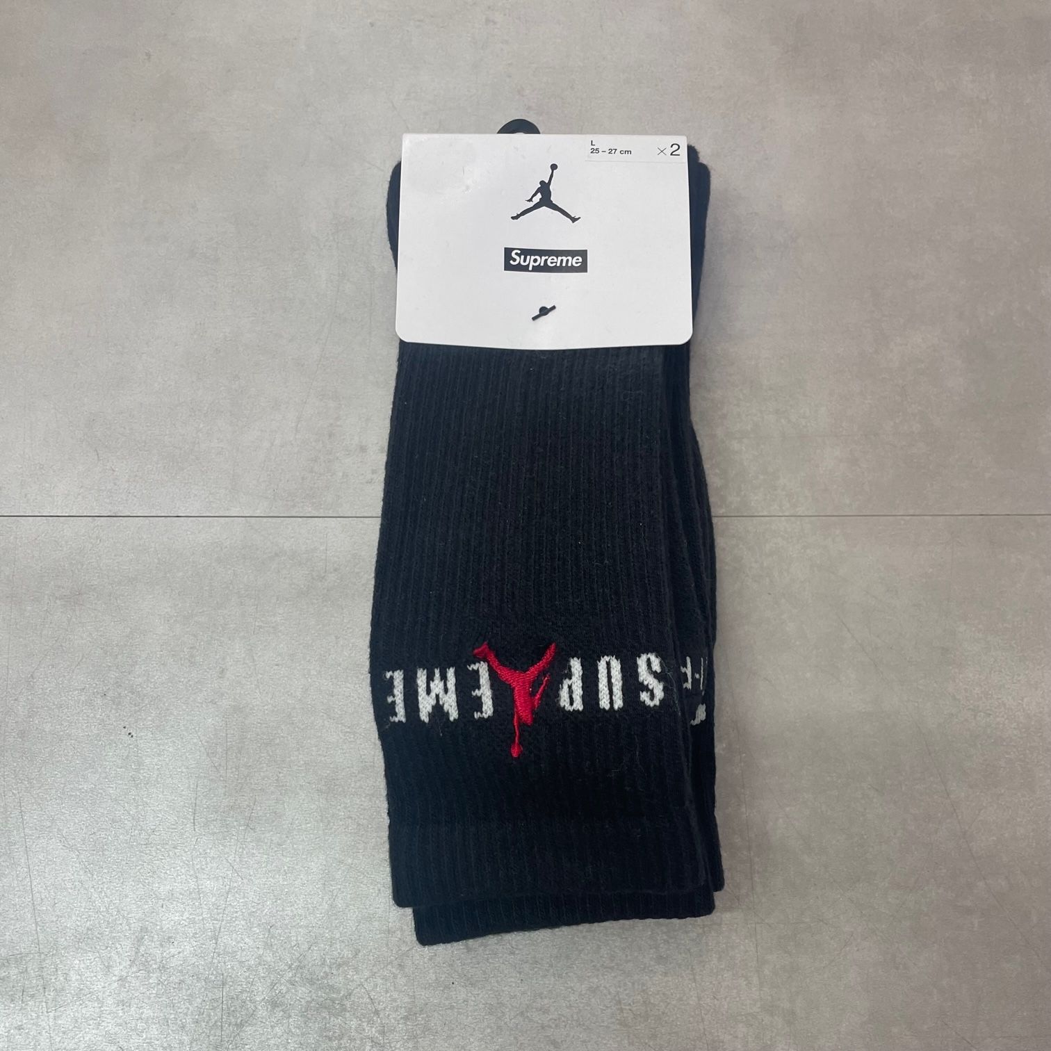 Supreme Jordan ソックス NIKE - オマケ付 Supreme × JORDAN - CREW SOCKS 1足の通販 by