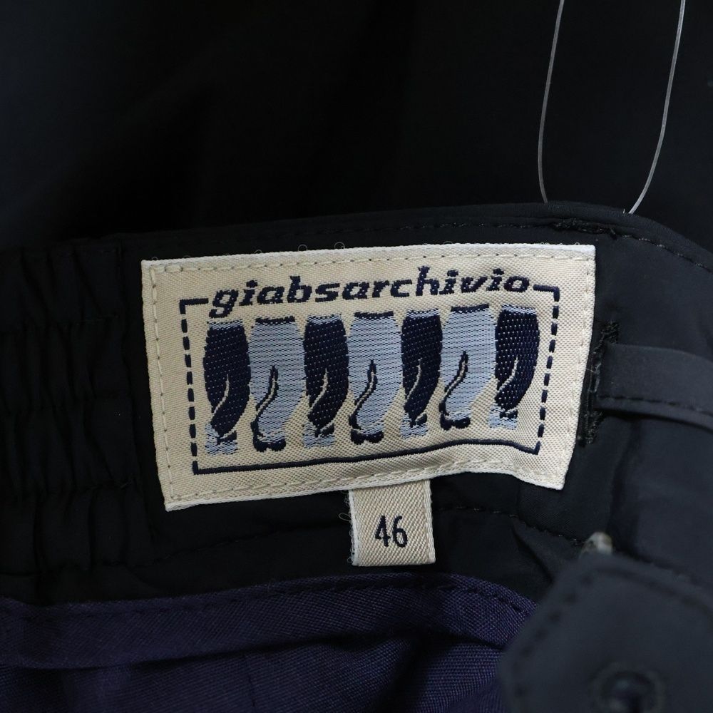 giab s ジャブスアルキヴィオ TYPE EST マサッチョ ナイロンポリ イージースラックスパンツ ブラック A 3629