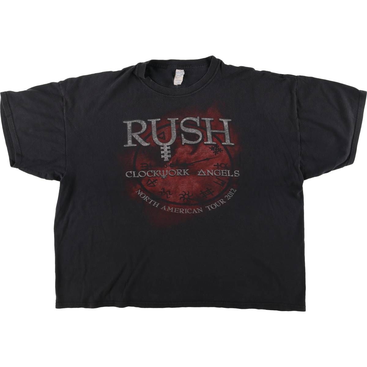 古着 M-O KNITS Heavy Weight RUSH ラッシュ バンドTシャツ バンT メンズXXL相当|eaa546993