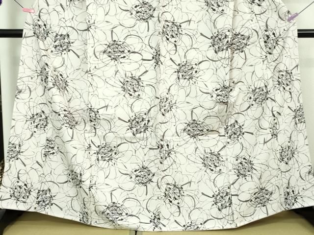 平和屋着物□極上 森英恵・HANAE MORI 小紋・名古屋帯セット 花 桜色地