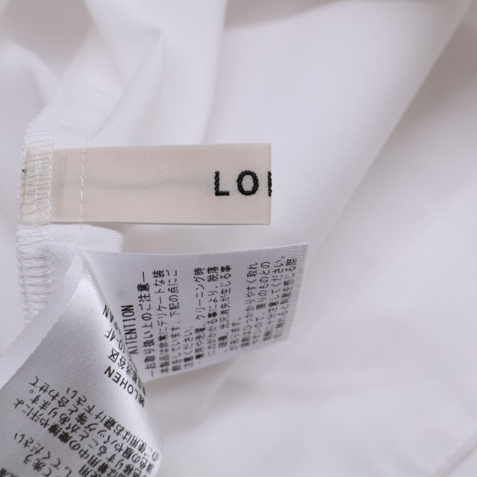LOHEN ローヘン 24AW LH24A-BL064 ﾎﾜｲﾄ ﾗﾝﾀﾞﾑﾐﾗｰ2WAYｼｬﾂ F 【公式通販】