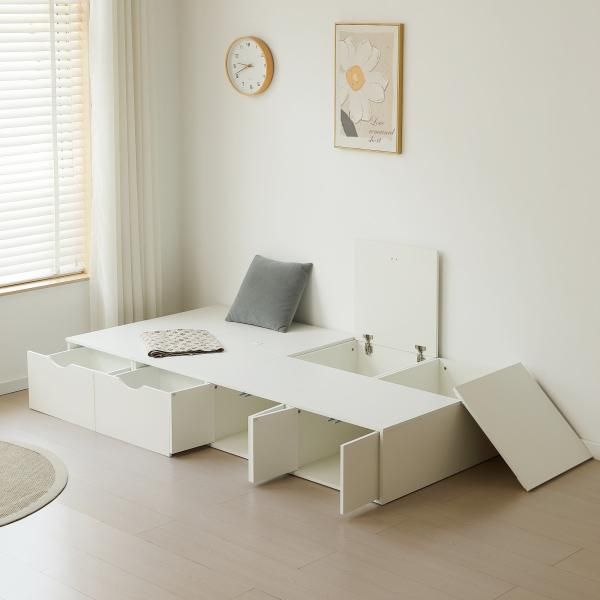 50x50x30cm大容量収納 収納ベッド