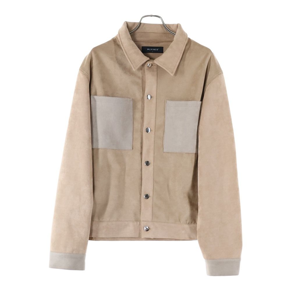 MLVINCE メルヴィンス EASY TRUCKER JACKET スウェード イージートラッカージャケット ベージュ