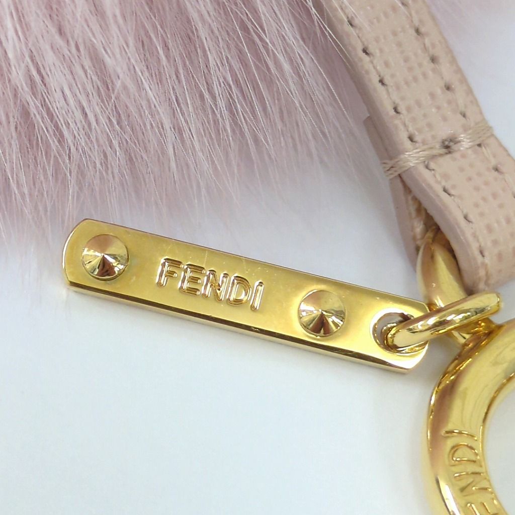 フェンディ FENDI キーホルダー チャーム ポンポン フォックスファー