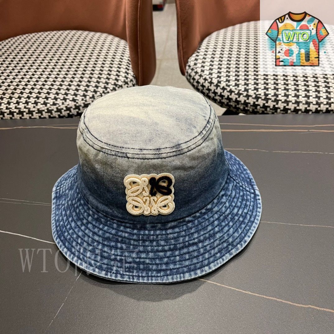 美品⭐︎⭐︎⭐︎ LOEWE デニムバケットハット　59 美品 LOEWE デニムバケットハット59