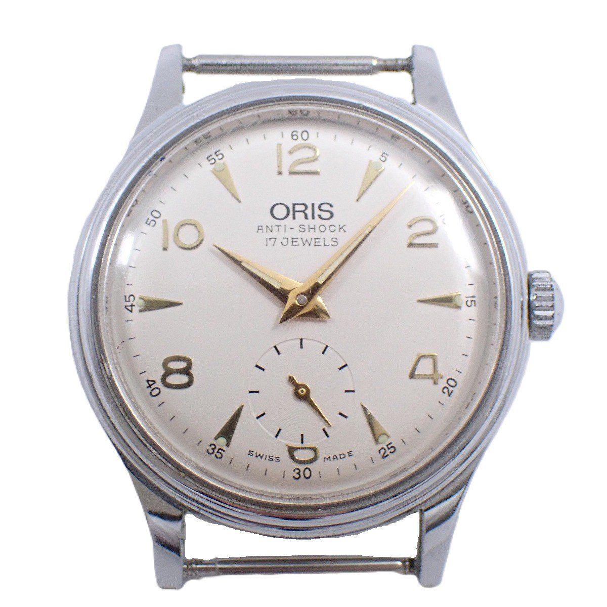 オリス ボーイズ 手巻き 腕時計 スモールセコンド シルバー文字盤 7312 本体のみ いおき質店