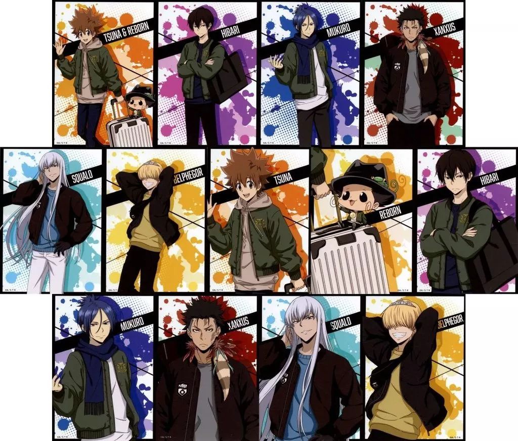 中古】キャラカード 集合 ブロマイドセット 「家庭教師ヒットマン