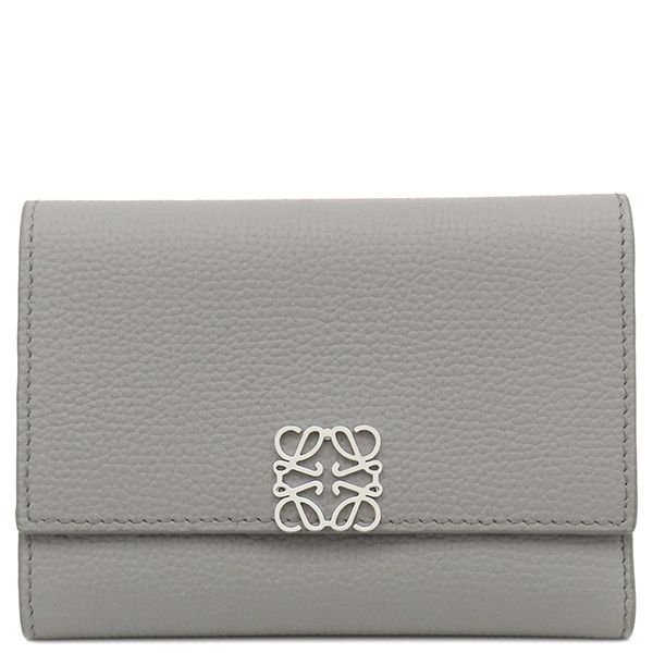 【正規品】LOEWE ロエベ　アナグラム　グレーキャンバス長財布 箱付き 正規品】LOEWE ロエベ アナグラム グレーキャンバス長財布 箱付き
