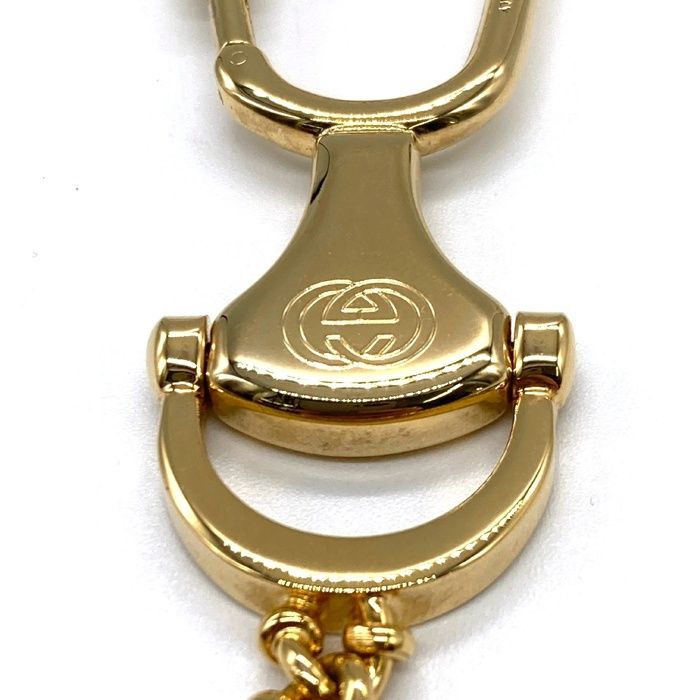 GUCCI ITALY製 金色 ゴールド メタル ウォレットチェーン