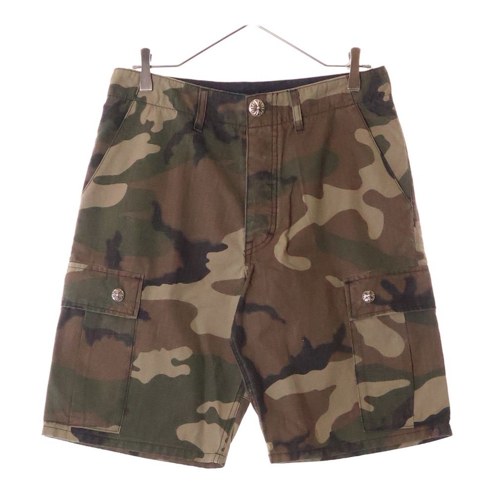 CHROME HEARTS (クロムハーツ) パッチ付き ボタンフライ カモ柄